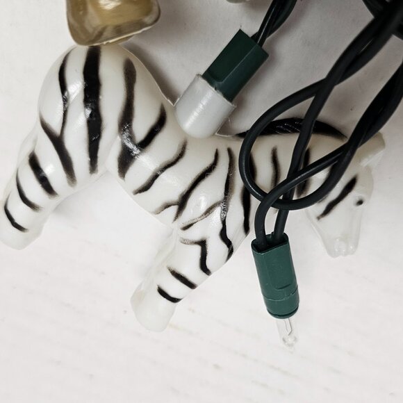 Zoo Safari Wild Animal String Light Jungle Giraffe Zebra Elephant Tiger Works - Picture 8 of 12